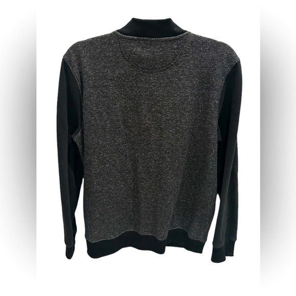 Kenneth Cole REACTION Men's Full Zip Logo Long Sleeve Knit Medium - Picture 3 of 4